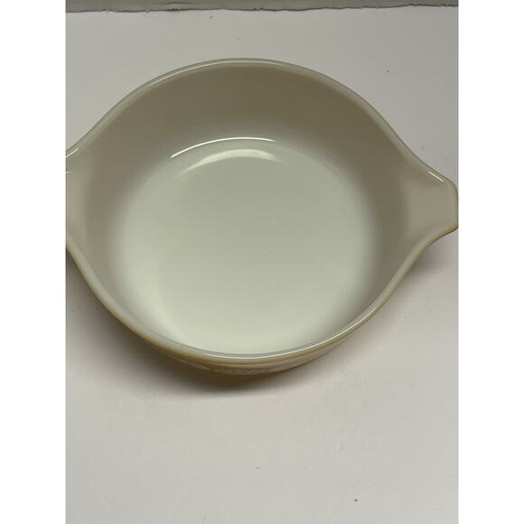 Vintage Pyrex Butterfly Gold Casserole Dish 471 With Lid 1 Pint - Picture 8 of 13